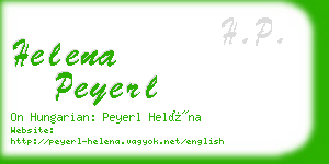 helena peyerl business card